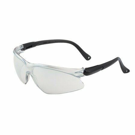 JACKSON SAFETY Safety Glasses, Mirror Lens, Polycarbonate Lens, Dual Tone Frame, Plastic Frame G30005